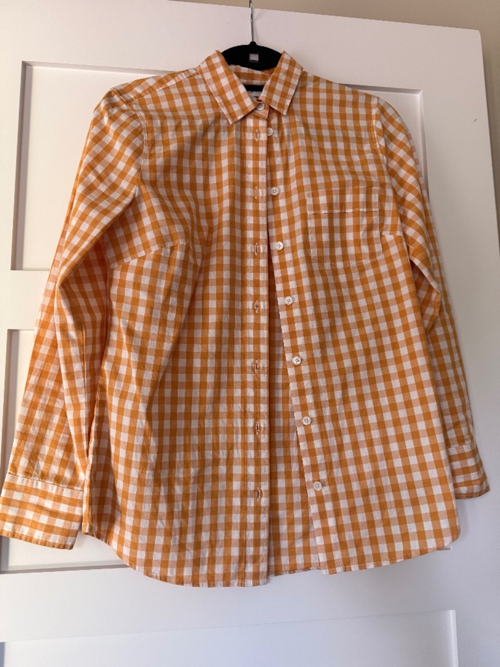 Warm Yellow Gingham Button Down